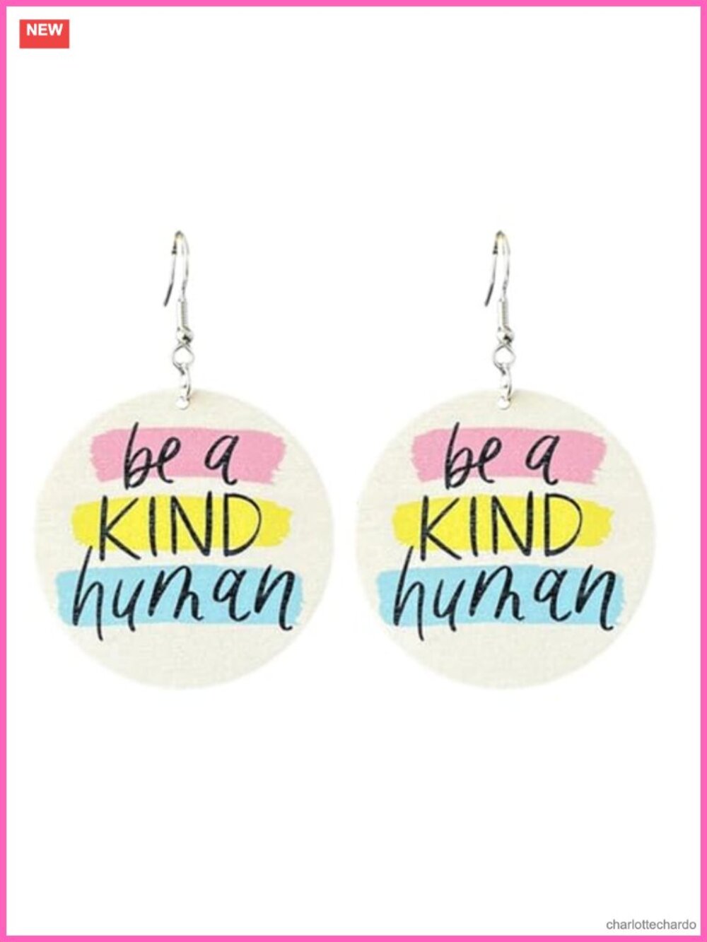 Wooden Last Day of School Dangle Earrings for Women